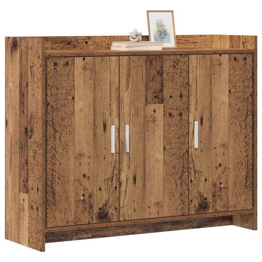 Dressoir Oud hout 98,5 x 33 x 80 cm Bewerkt hout