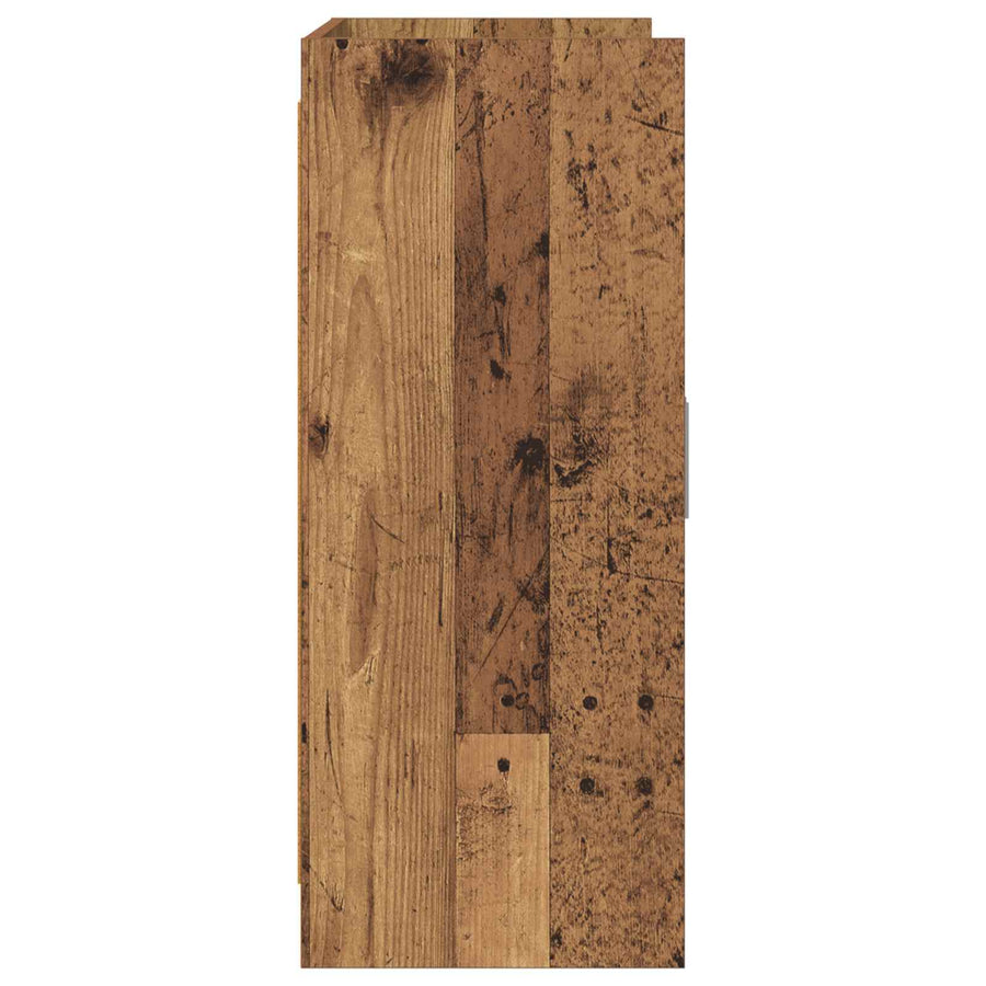 Dressoir Oud hout 98,5 x 33 x 80 cm Bewerkt hout