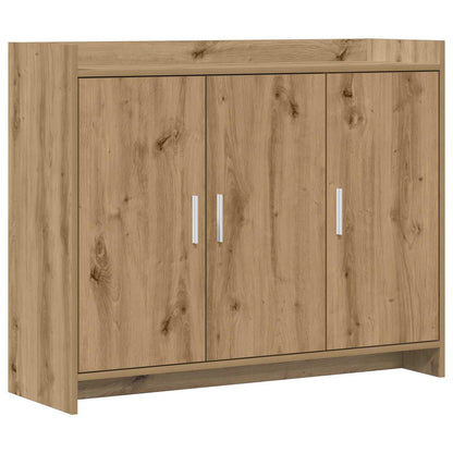 Dressoir Artisanaal eiken 98,5 x 33 x 80 cm Bewerkt hout