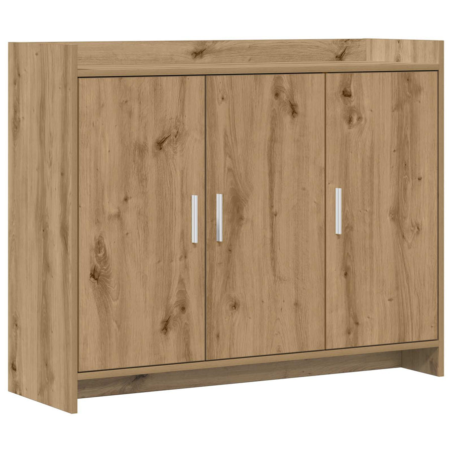 Dressoir Artisanaal eiken 98,5 x 33 x 80 cm Bewerkt hout