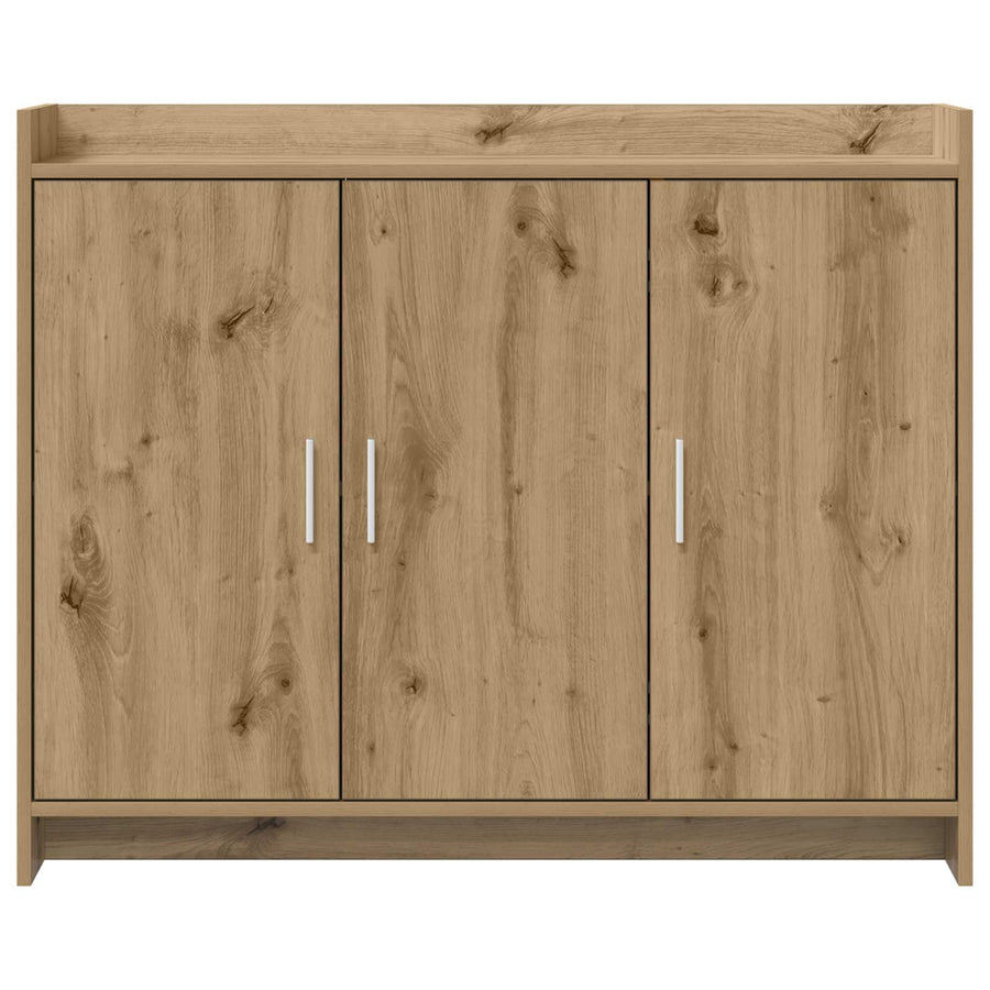 Dressoir Artisanaal eiken 98,5 x 33 x 80 cm Bewerkt hout