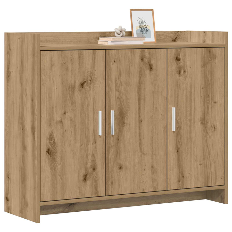 Dressoir Artisanaal eiken 98,5 x 33 x 80 cm Bewerkt hout