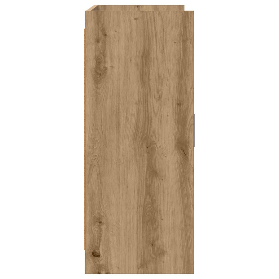 Dressoir Artisanaal eiken 98,5 x 33 x 80 cm Bewerkt hout