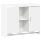 Dressoir 98,5x33x80 cm bewerkt hout wit