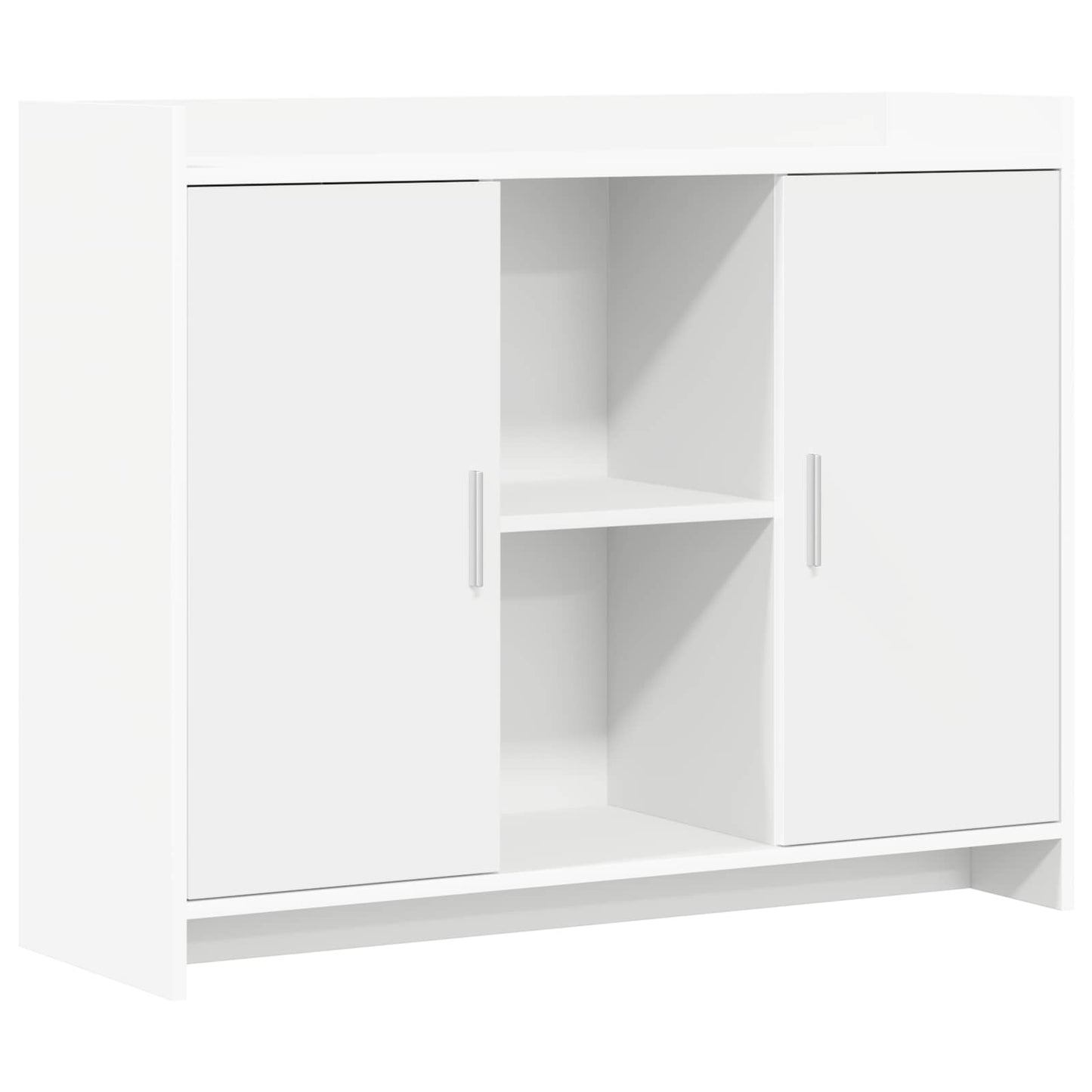 Dressoir Wit 98,5 x 33 x 80 cm Bewerkt hout
