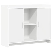 Dressoir 98,5x33x80 cm bewerkt hout wit
