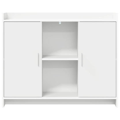 Dressoir Wit 98,5 x 33 x 80 cm Bewerkt hout