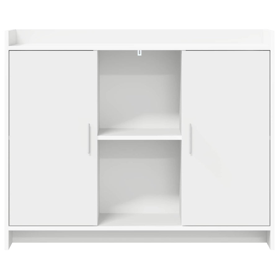 Dressoir Wit 98,5 x 33 x 80 cm Bewerkt hout