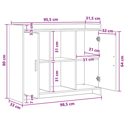 Dressoir 98,5 x 33 x 80 cm PB