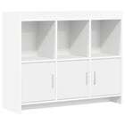 Dressoir wit 98,5x33x80 cm bewerkt hout