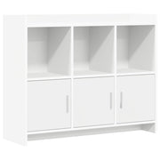 Dressoir wit 98,5x33x80 cm bewerkt hout