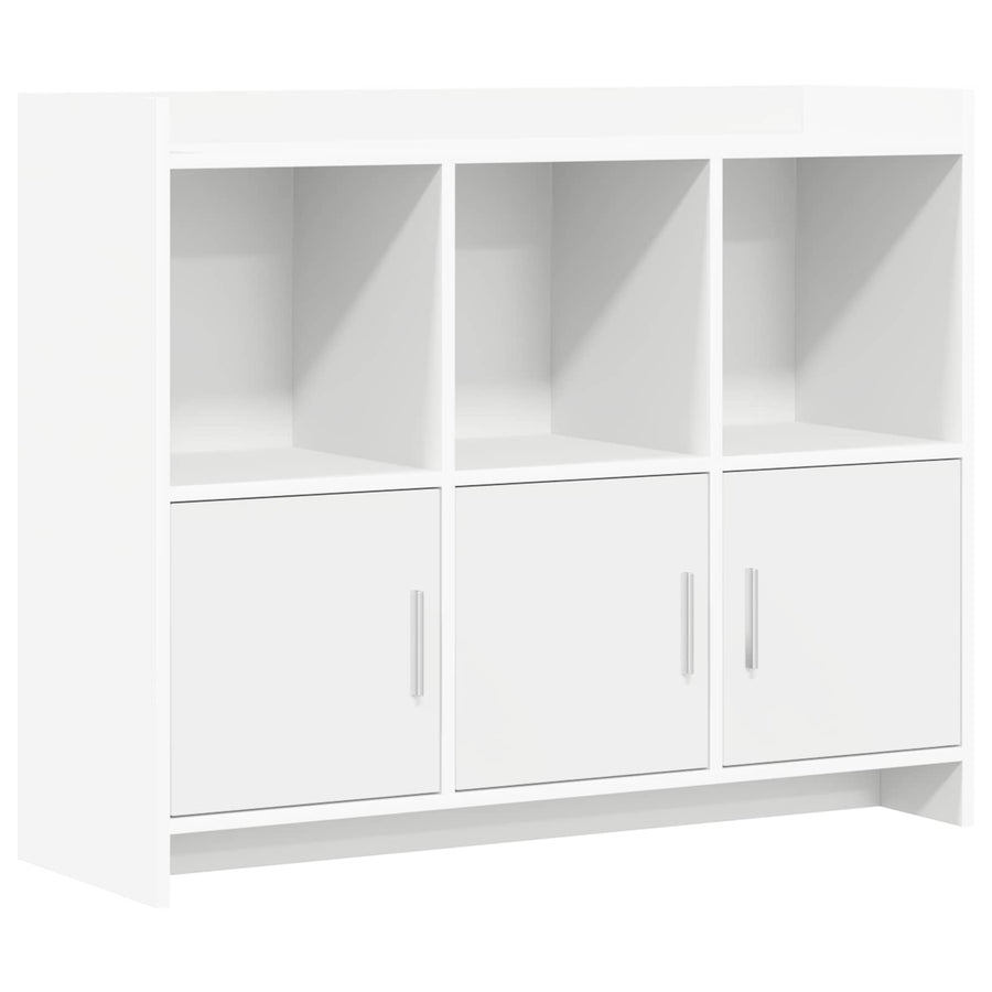 Dressoir Wit 98,5 x 33 x 80 cm Bewerkt hout