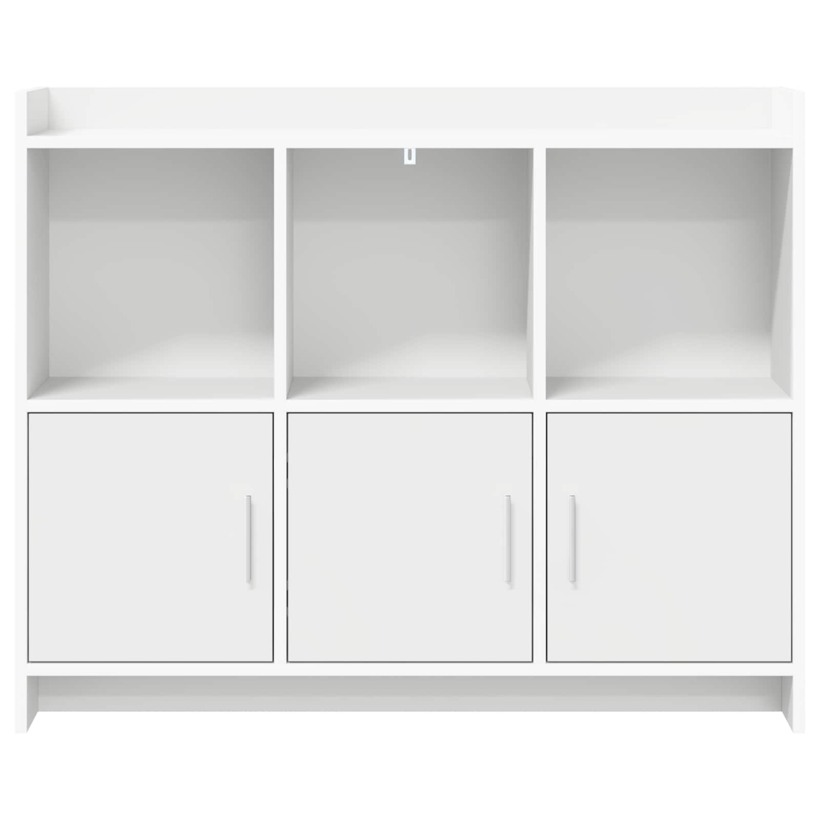Dressoir Wit 98,5 x 33 x 80 cm Bewerkt hout