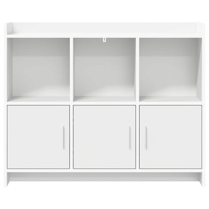Dressoir Wit 98,5 x 33 x 80 cm Bewerkt hout