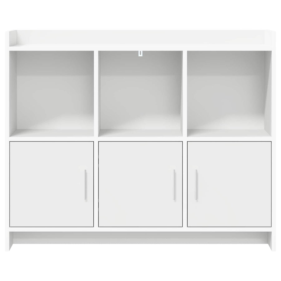 Dressoir Wit 98,5 x 33 x 80 cm Bewerkt hout