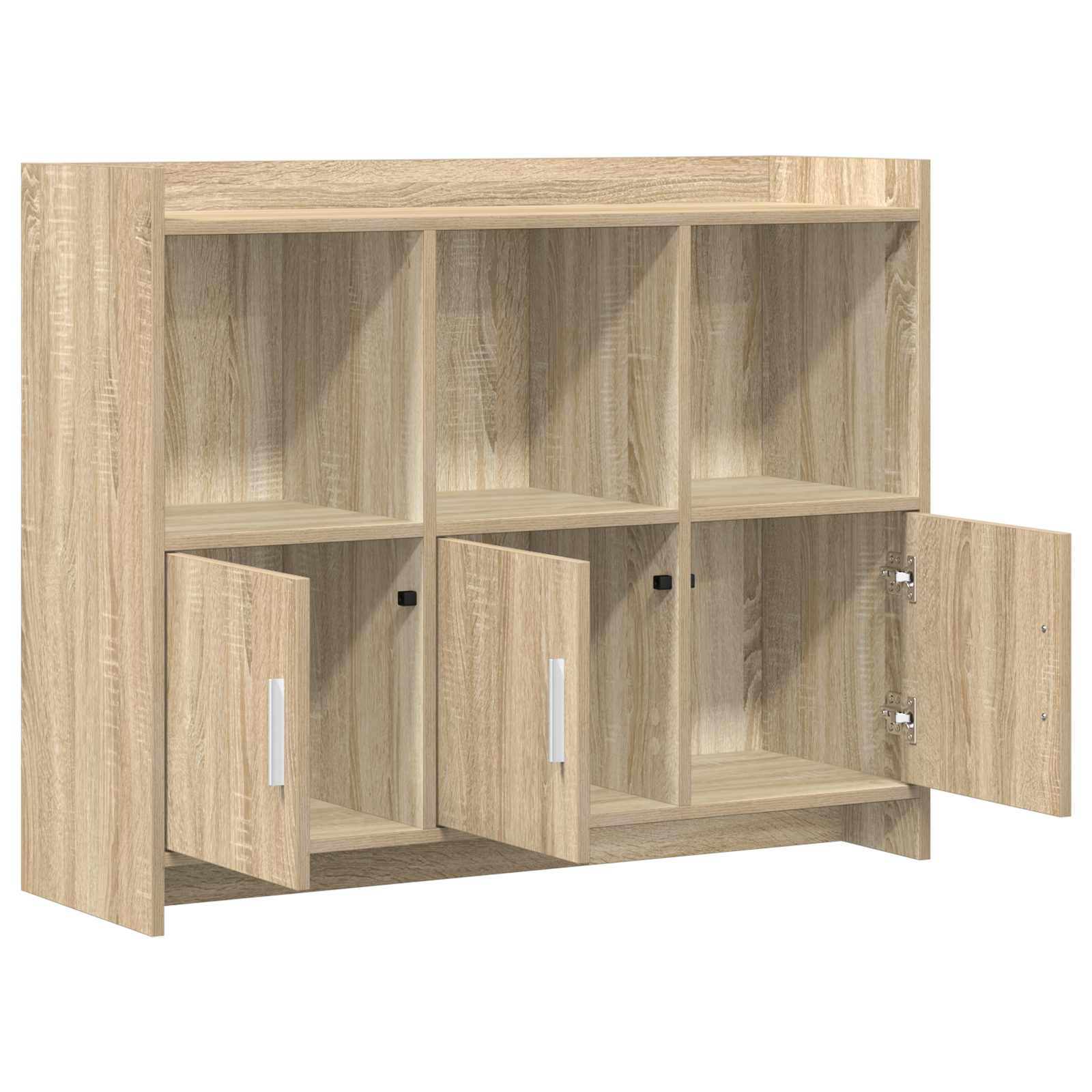 Dressoir Sonoma Eiken 98,5 x 33 x 80 cm Bewerkt hout