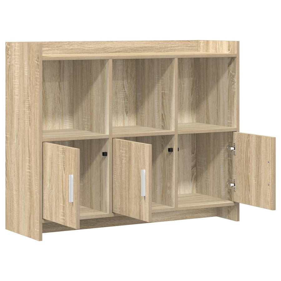 Dressoir Sonoma Eiken 98,5 x 33 x 80 cm Bewerkt hout