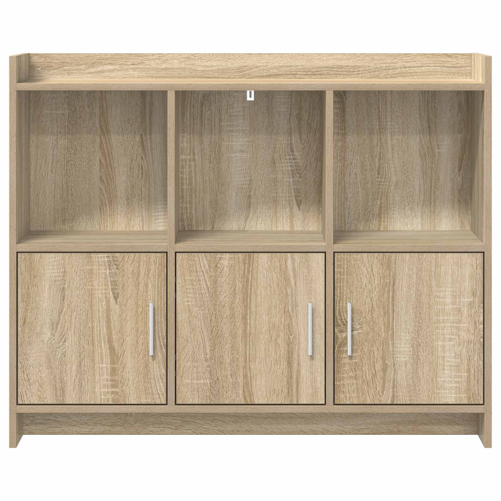 Dressoir Sonoma Eiken 98,5 x 33 x 80 cm Bewerkt hout