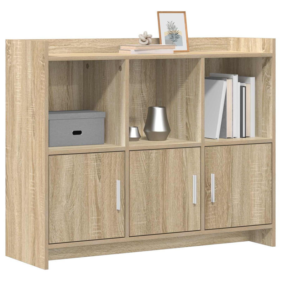 Dressoir Sonoma Eiken 98,5 x 33 x 80 cm Bewerkt hout