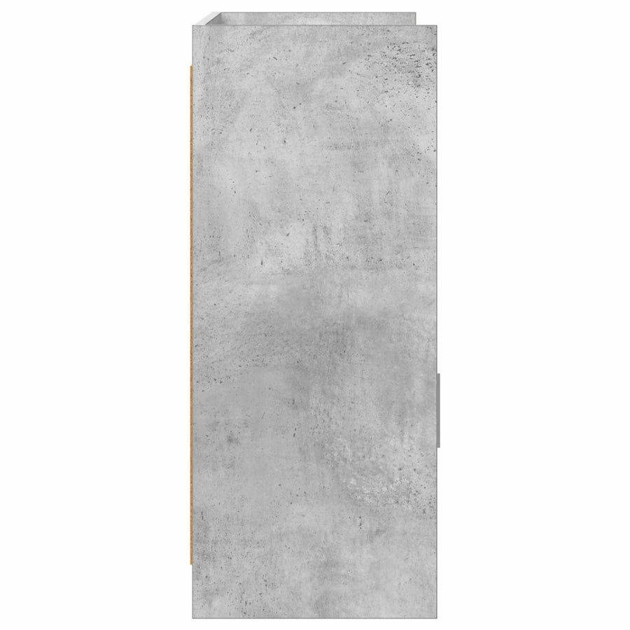 Dressoir Betongrijs 98,5 x 33 x 80 cm Bewerkt hout