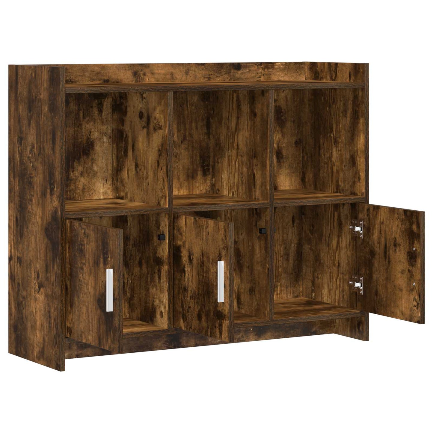 Dressoir Gerookt eiken 98,5 x 33 x 80 cm Bewerkt hout