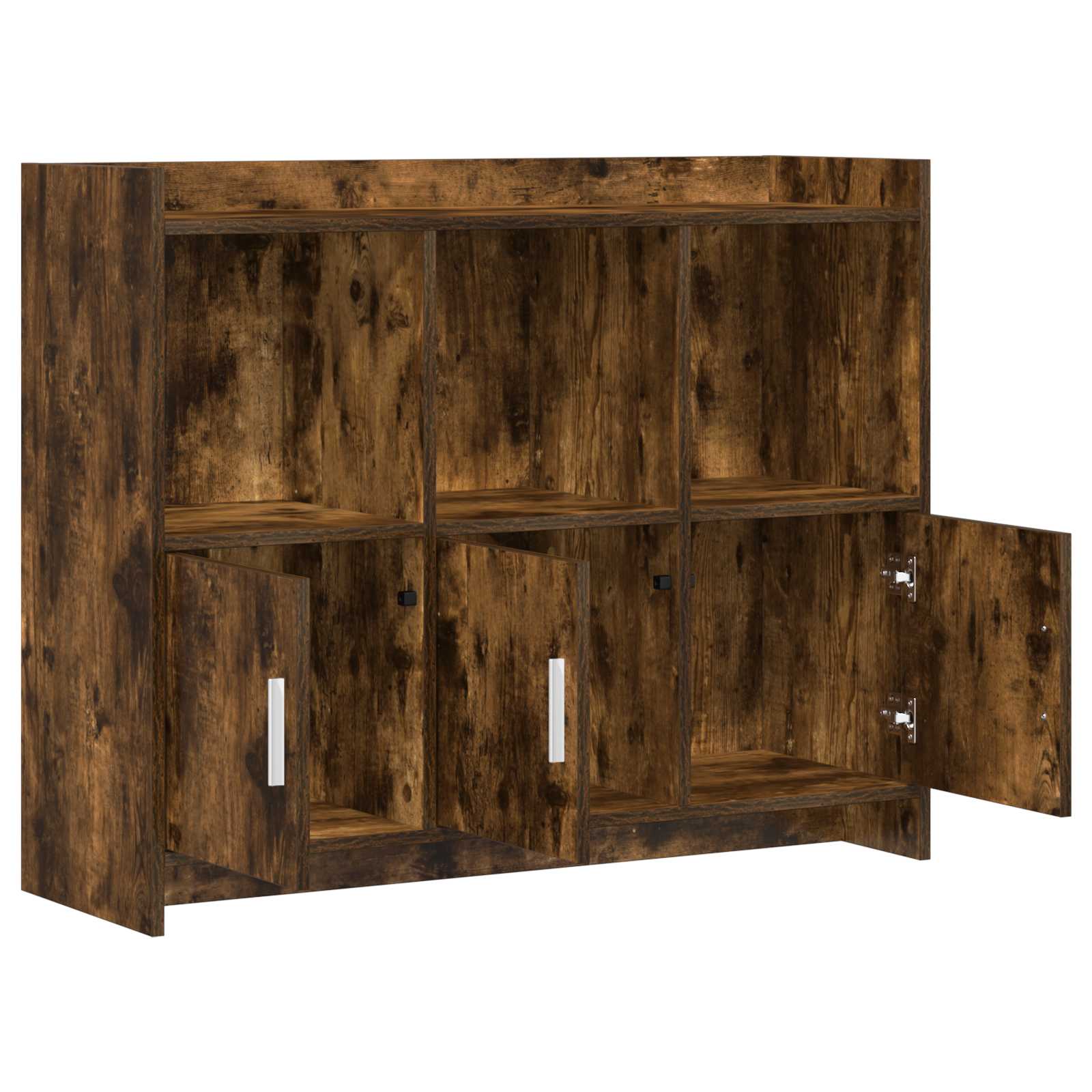 Dressoir Gerookt eiken 98,5 x 33 x 80 cm Bewerkt hout
