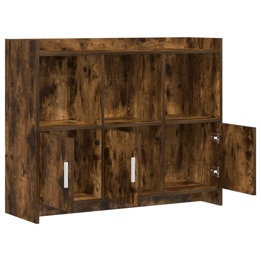 Dressoir Gerookt eiken 98,5 x 33 x 80 cm Bewerkt hout