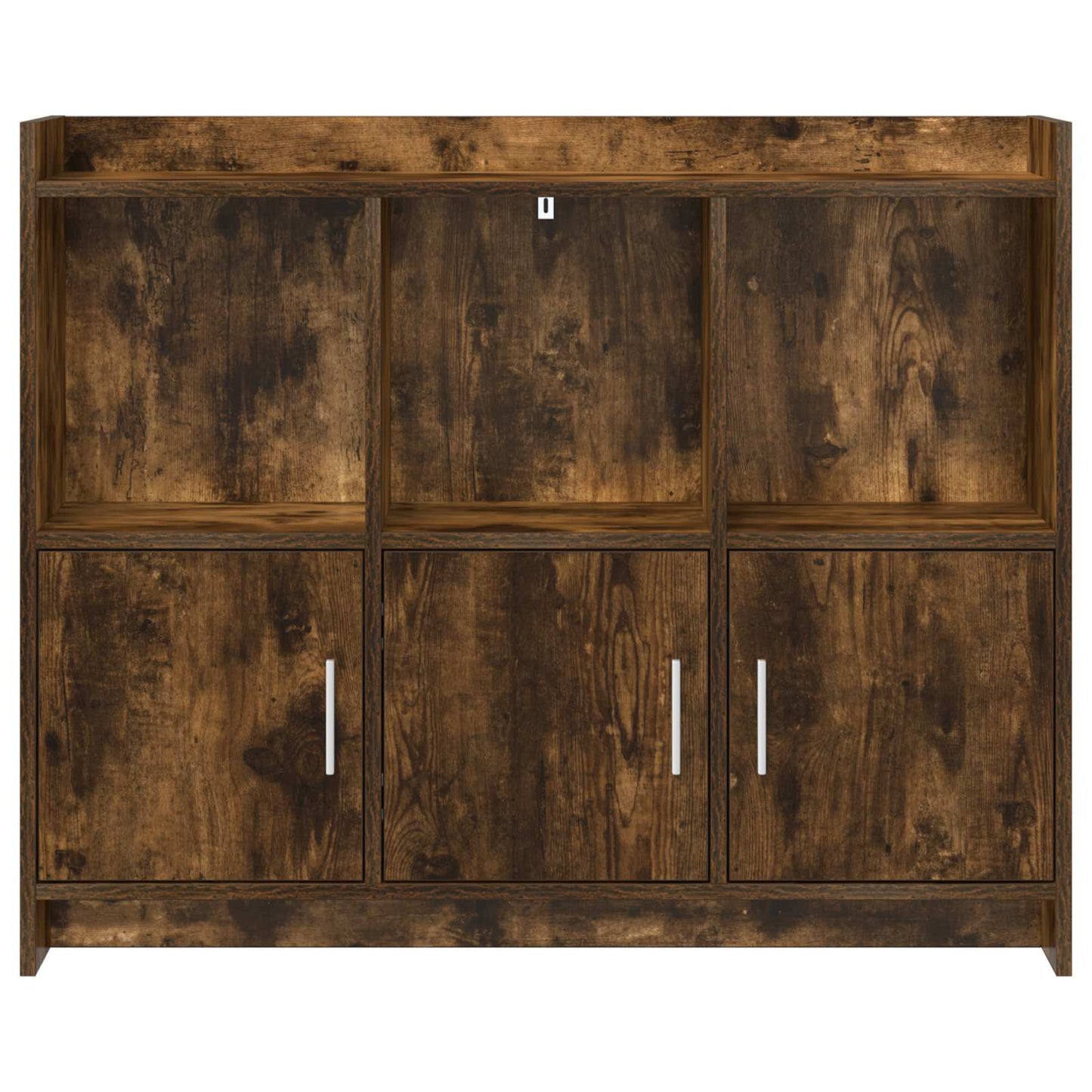 Dressoir Gerookt eiken 98,5 x 33 x 80 cm Bewerkt hout