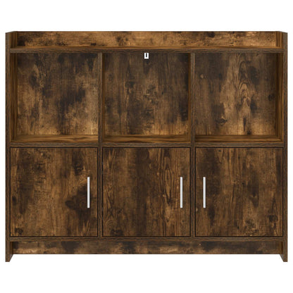 Dressoir Gerookt eiken 98,5 x 33 x 80 cm Bewerkt hout