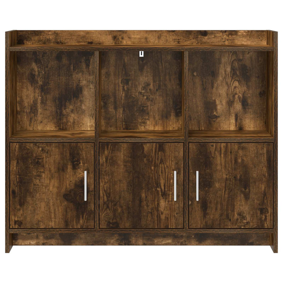 Dressoir Gerookt eiken 98,5 x 33 x 80 cm Bewerkt hout
