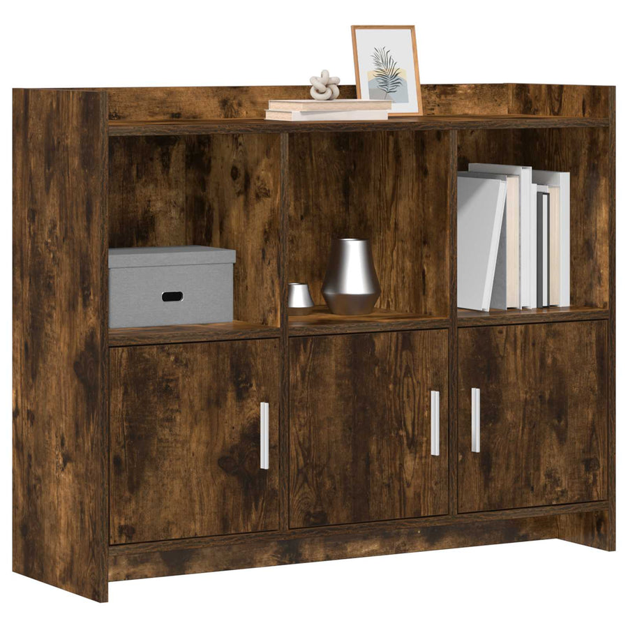 Dressoir Gerookt eiken 98,5 x 33 x 80 cm Bewerkt hout
