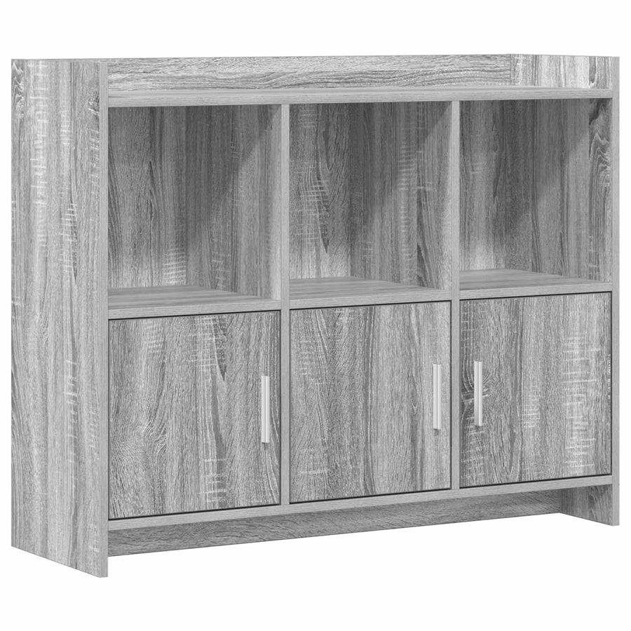 Dressoir Grijs Sonoma 98,5 x 33 x 80 cm Bewerkt hout