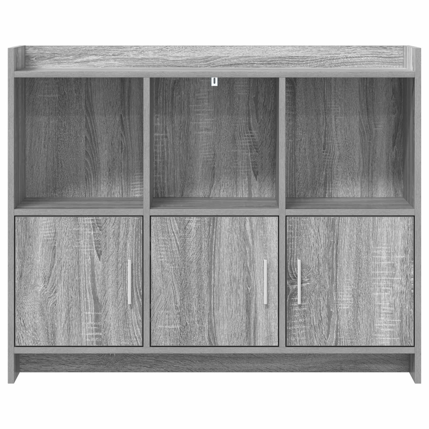 Dressoir Grijs Sonoma 98,5 x 33 x 80 cm Bewerkt hout