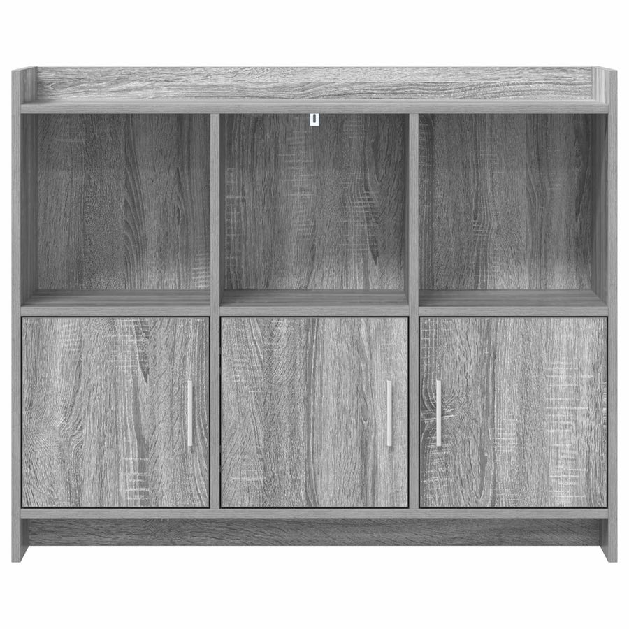 Dressoir Grijs Sonoma 98,5 x 33 x 80 cm Bewerkt hout
