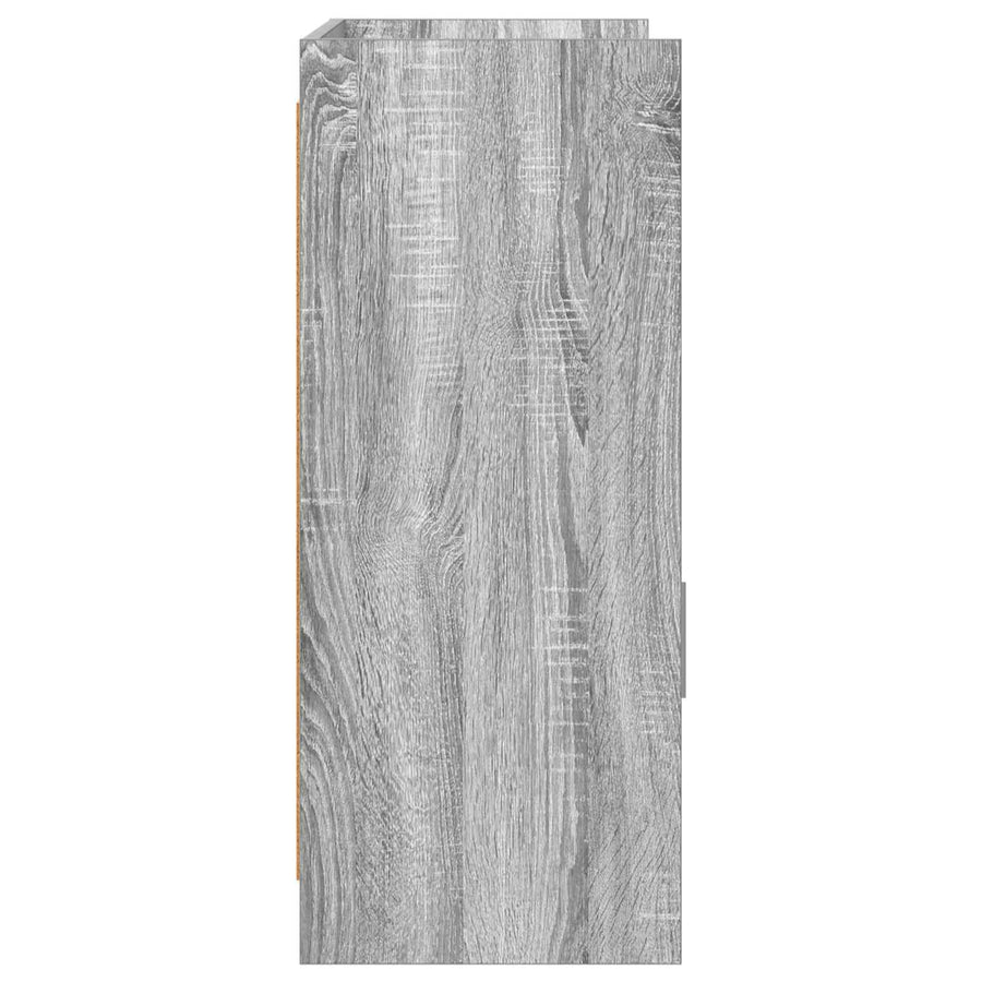 Dressoir Grijs Sonoma 98,5 x 33 x 80 cm Bewerkt hout
