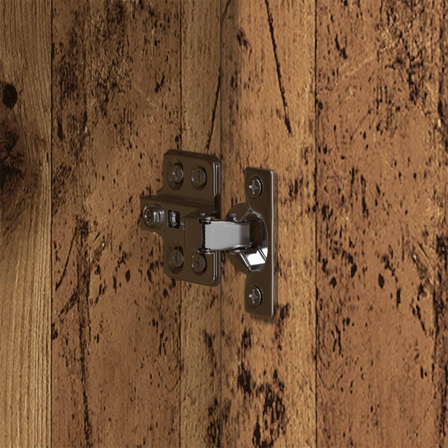 Dressoir Oud hout 98,5 x 33 x 80 cm Bewerkt hout