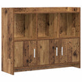 Dressoir Oud hout 98,5 x 33 x 80 cm Bewerkt hout