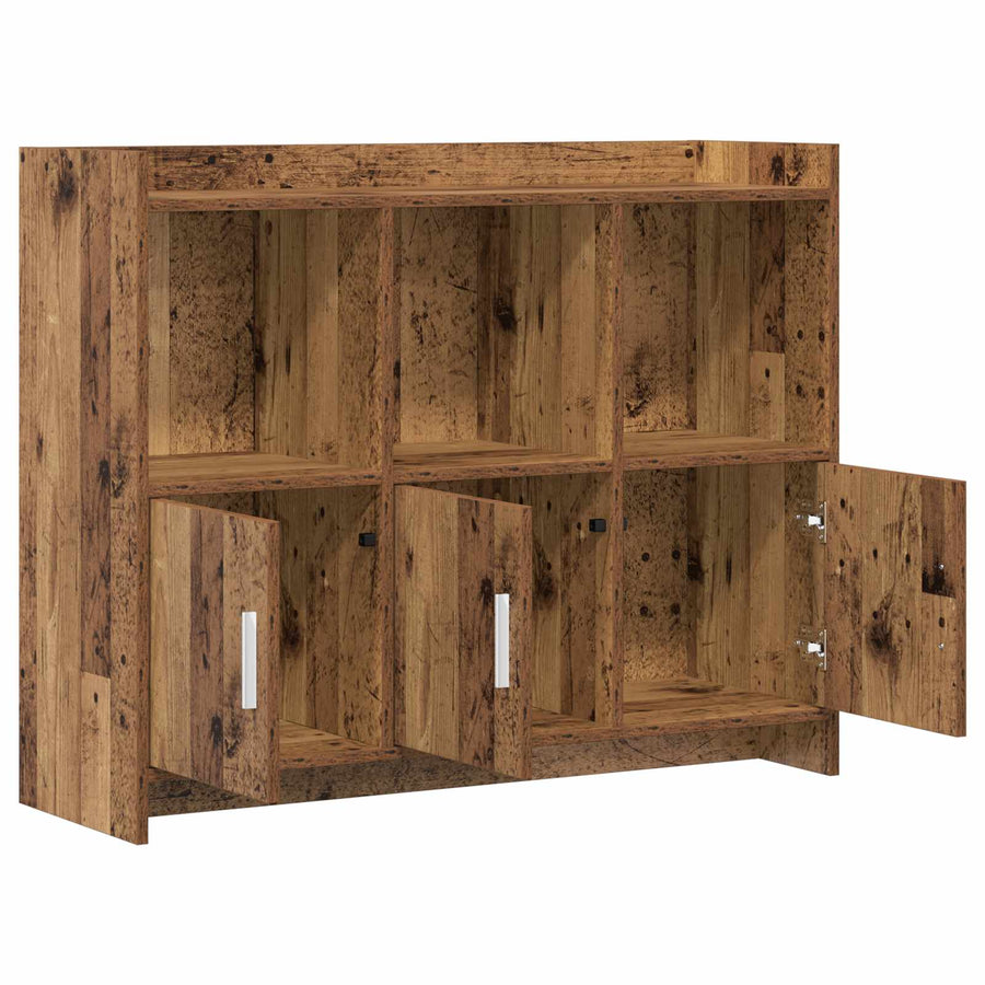 Dressoir Oud hout 98,5 x 33 x 80 cm Bewerkt hout