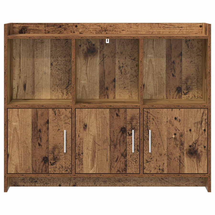 Dressoir Oud hout 98,5 x 33 x 80 cm Bewerkt hout