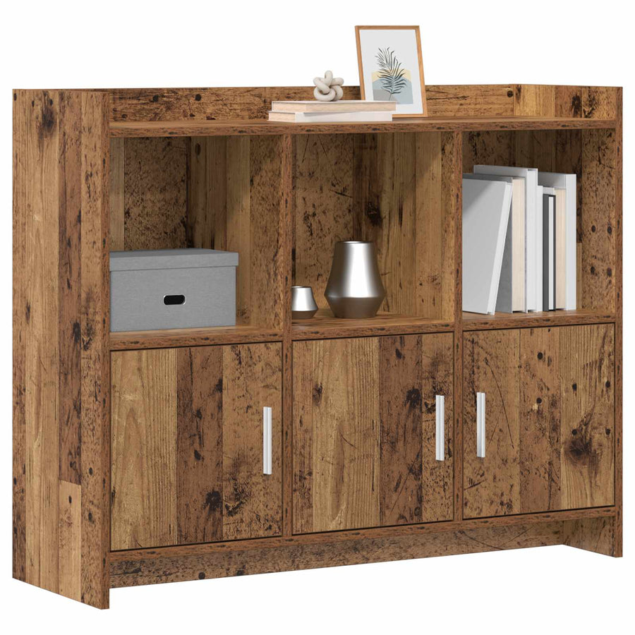 Dressoir Oud hout 98,5 x 33 x 80 cm Bewerkt hout