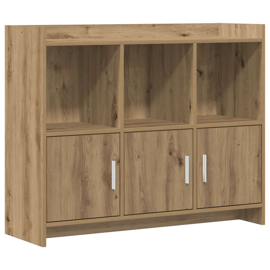 Dressoir Artisanaal eiken 98,5 x 33 x 80 cm Bewerkt hout