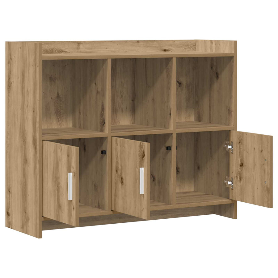 Dressoir Artisanaal eiken 98,5 x 33 x 80 cm Bewerkt hout