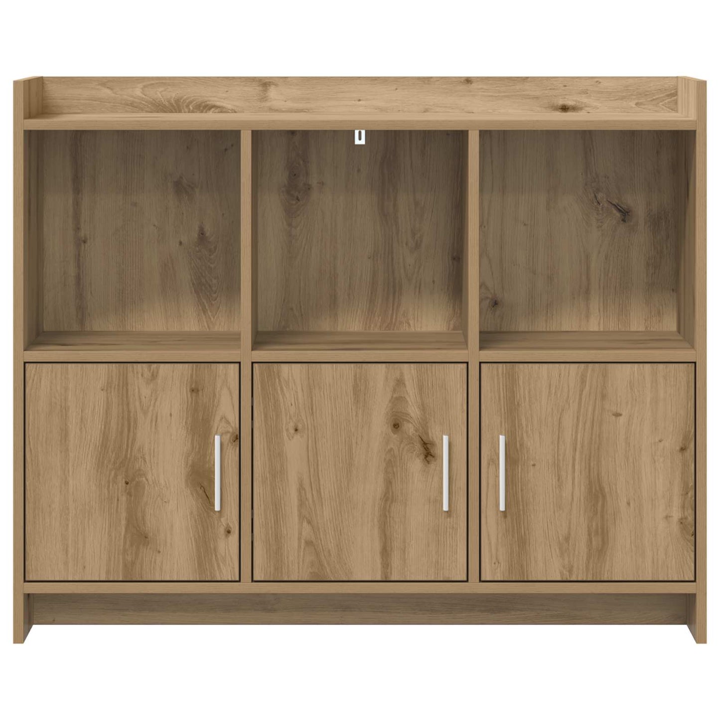Dressoir Artisanaal eiken 98,5 x 33 x 80 cm Bewerkt hout