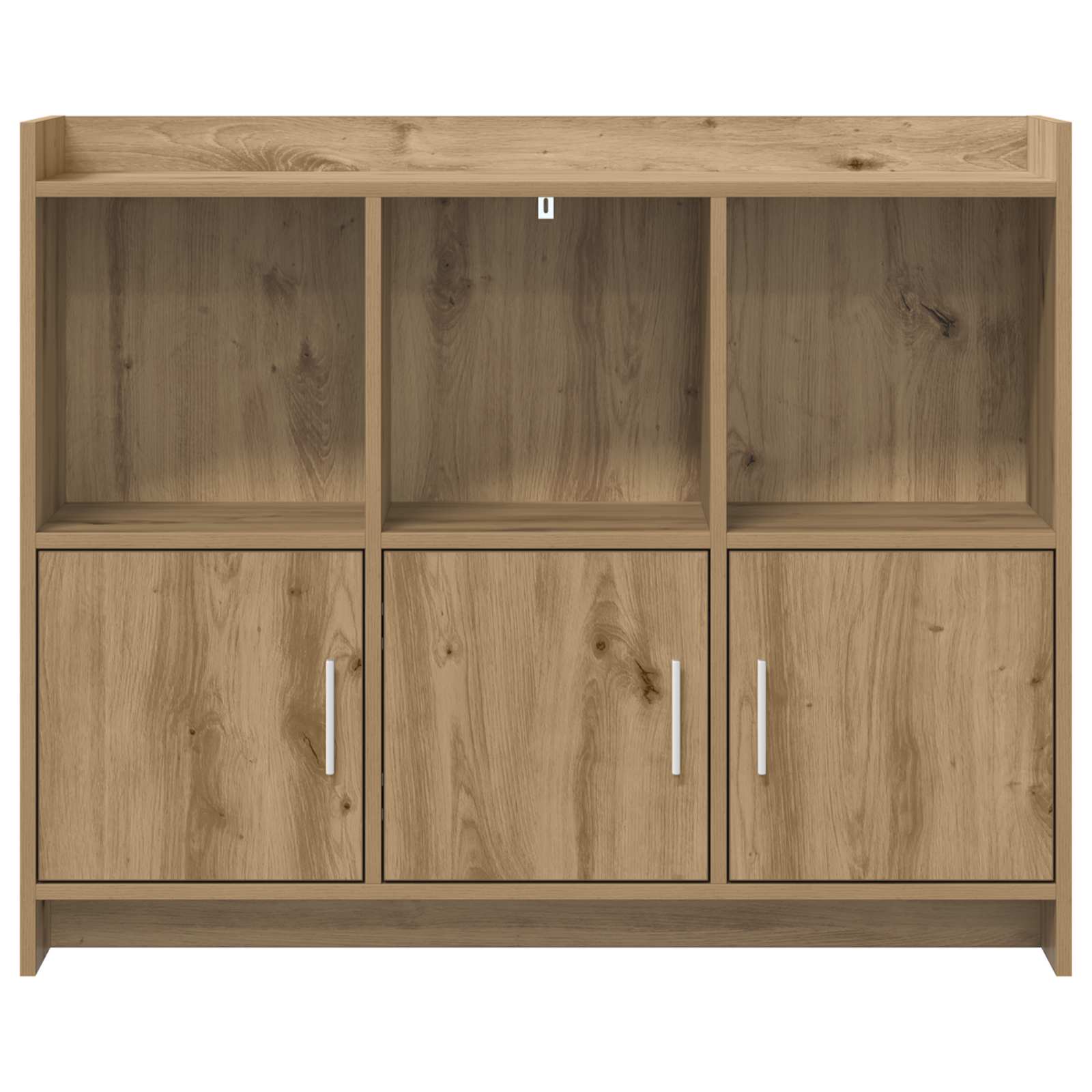 Dressoir Artisanaal eiken 98,5 x 33 x 80 cm Bewerkt hout