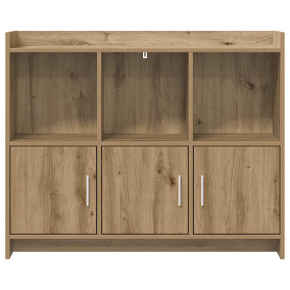 Dressoir Artisanaal eiken 98,5 x 33 x 80 cm Bewerkt hout