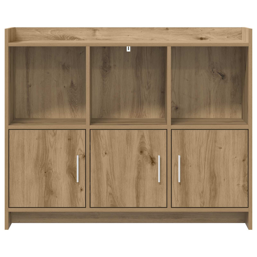 Dressoir Artisanaal eiken 98,5 x 33 x 80 cm Bewerkt hout