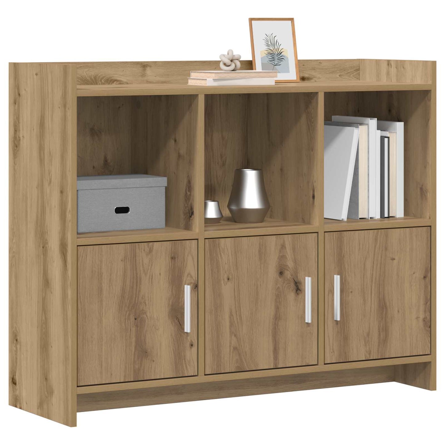 Dressoir Artisanaal eiken 98,5 x 33 x 80 cm Bewerkt hout