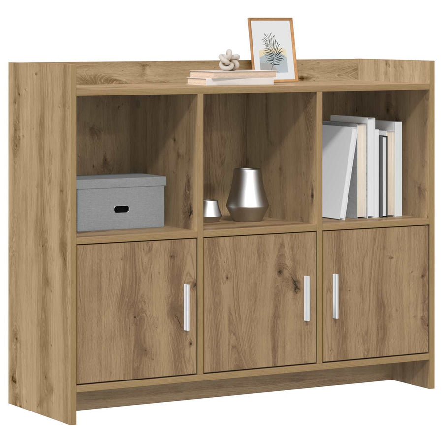 Dressoir Artisanaal eiken 98,5 x 33 x 80 cm Bewerkt hout