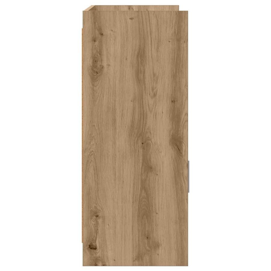Dressoir Artisanaal eiken 98,5 x 33 x 80 cm Bewerkt hout