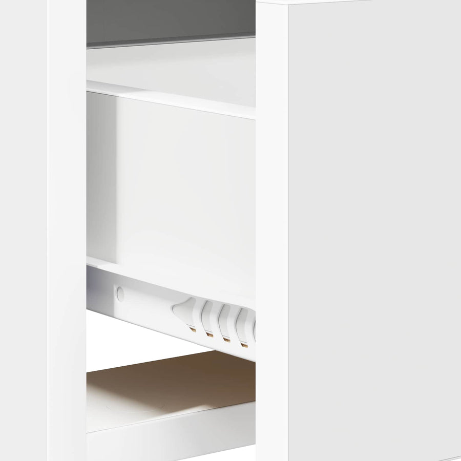 TV-kast 71,5 x 33 x 47 cm Wit Bewerkt hout